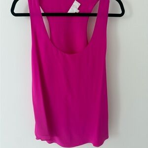 Alexis Fuchsia Scoop Neck Sleeveless Tank